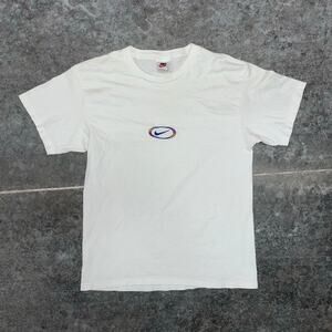 Vintage 90's Nike Center Logo T-Shirt Small